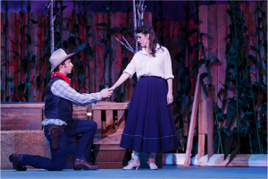 "Oklahoma!" - Broadway by the Bay - 2016 Pictured with Sam Faustine (Curly)